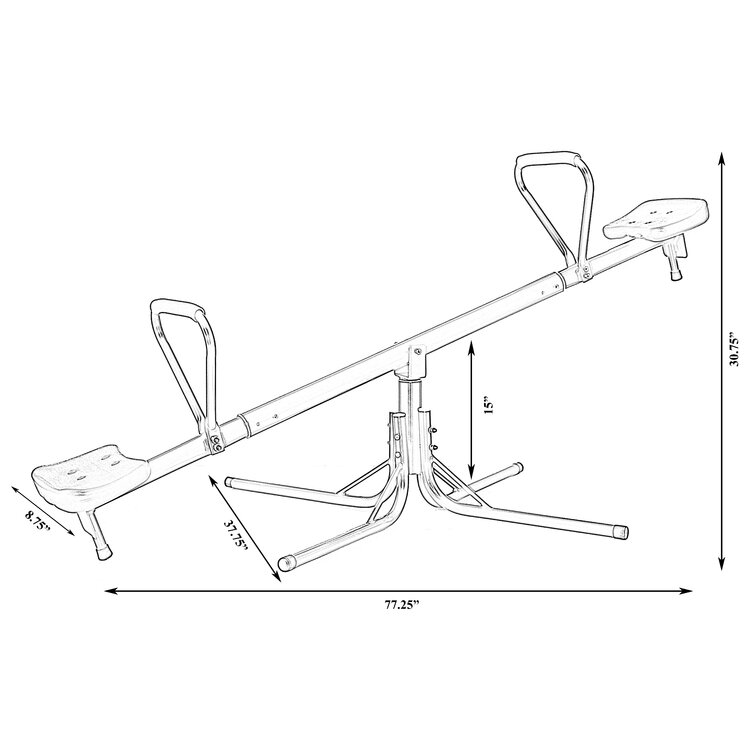 Rotating seesaw 2024